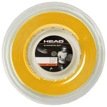 Head Racket Head Synthetic gut (200M Reel) Tennis-Saite, Gold, 1.25 mm / 17 g