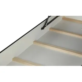 Smart Boxspringbett mit Stauraum Premium ¦ beige ¦ Maße (cm): B: 193 H: 126