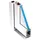 PANTO K 504-88 links 88 x 198 cm weiß