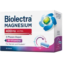 Biolectra Magnesium 400 mg ultra 3-Phase 30 St