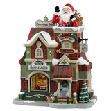 Lemax The Santa Shop 0,19 x 0,13 x 0,24 m rot/mehrfarbig batteriebetrieben beleuchtet