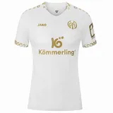 Jako Mainz 05 Trikot Ausweich, weiß, 34
