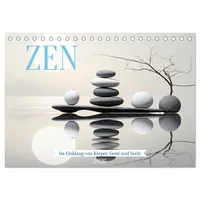 Calvendo Zen (Tischkalender 2026 DIN A5 quer), CALVENDO Monatskalender