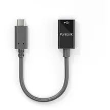 PureLink USB-C auf USB-A Adapter 0,1 m Schwarz