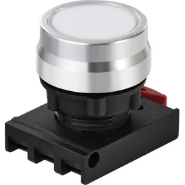 TRU Components Drucktaster-Frontelement Knopf Weiß