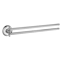 Smedbo Villa Handtuchstange doppelt, schwenkbar K226, Accessoires, chrom