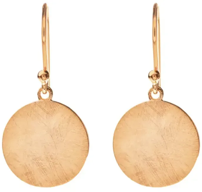 LEAF - OHRHÄNGER PLÄTTCHEN GROß - rosegold
