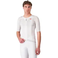 Castelli Aero Race 8S Radtrikot Herren weiß - weiß