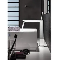 Grohe Eurocube Joy Waschtischarmatur 23661000 chrom, XL-Size, hohe Ausführung, glatter Körper