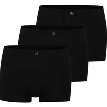 Bugatti Boxershorts unifarben schwarz XL 3er Pack