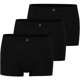 Bugatti Boxershorts unifarben schwarz XL 3er Pack