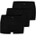Bugatti Boxershorts unifarben schwarz XL 3er Pack