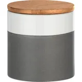 Wenko Malta rund grau/weiß 0,45 l