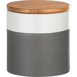 Wenko Malta rund grau/weiß 0,45 l