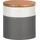 Wenko Malta rund grau/weiß 0,45 l