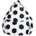 Sitting Point BeanBag Fussball XL weiß/schwarz