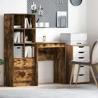 VidaXL Schreibtisch Geräucherte Eiche MDF 60 x 40 x