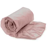 Yellow Spannbettlaken Perkal 180 x 200 cm rosa