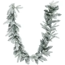 Atmosphera Girlande aus verschneiten Tannenzweigen, 180 cm