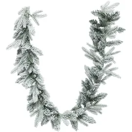 Atmosphera Girlande aus verschneiten Tannenzweigen, 180 cm