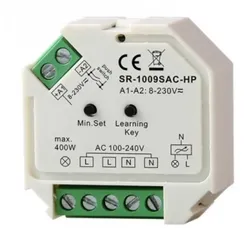 Triac Z-Wave LED Dimmer SR-ZV9101SAC-HP-EU Phasen An,- Abschnitt
