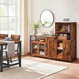 VASAGLE Sideboard, LSC096B01 braun 110,0 x 33,0 x 75,0 cm