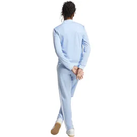 adidas Essentials 3 Stripes Trainingsanzug hellblau/weiß S