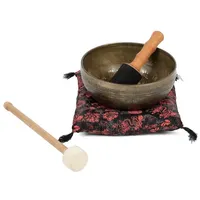 Bodhi Tibetische Klangschale mit Blume DES Lebens Gravur 1