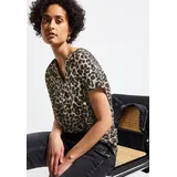 STREET ONE Damen, A345729 Bluse, schwarz, 38, - 38