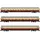 Arnolds & Sons 3-tlg. Set Personenwagen Rheingold 4508 N