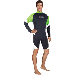 Rash Guard Loose Fit (2017) - Lang - Herren - Lime - Gr: S #
