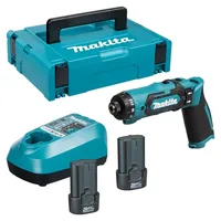 Makita DF012DSJ inkl. 2 x 1,5 Ah + Schnellladegerät + Makpac