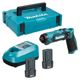 Makita DF012DSJ inkl. 2 x 1,5 Ah + Schnellladegerät + Makpac