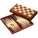 Philos Schach Backgammon Dame Set magnetisch