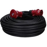 Voxura CEE-Kabel Verlängerungskabel Starkstromkabel 5-polig 400V H07RN-F 5G 6 32/5 32A IP44 Starkstrom 50m