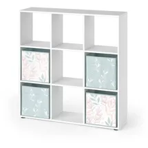 Vicco Raumteiler Nove 104 x 29 x 108 cm Weiß