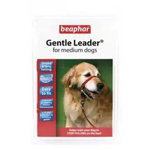 beaphar Gentle Leader Trainingshalsband - Red - M Uzda Kragen Medium Rot