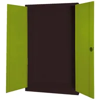 C+P Modul-Sportgeräteschrank mit Vollblech-Flügeltüren, HxBxT 195x120x50 cm, Ergo EINHEITSFARBE