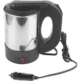 IGTOPS 500ml LKW Wasserkocher Edelstahl, 24V Reisewasserkocher Zigarettenanzünder Wasserkocher, Auto Camping Reise Wasserkocher Schnelles Aufheizen LKW Kettle