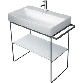 Duravit DuraSquare 86,5x45cm, bodenstehend, schwarz matt