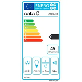 Cata Extender 600 Dunstabzugshaube 60 cm Edelstahl