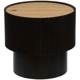 Atmosphera - Couchtisch mit Stauraum, schwarz - 38,5 x 35 cm