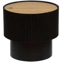 Atmosphera - Couchtisch mit Stauraum, schwarz - 38,5 x 35 cm
