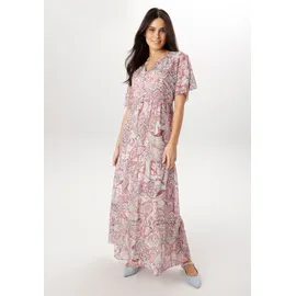 Aniston SELECTED Maxikleid Paisleymuster Beige/Braun/Rosa 36