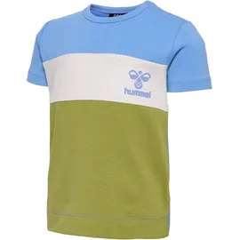 hummel hmlGLAD BLOCK Baby-T-Shirt 7118 | silver lake blue 80
