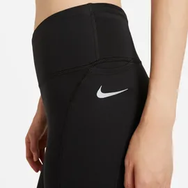 Nike Epic Fast Lauf-Leggings Damen black/reflective silver S