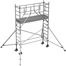 ZARGES Multitower S-PLUS 1T - Fahrgerüst Ausleger Arbeitshöhe 4.45 m 2.45 m + Plattform 0.60 m x 1.80 m