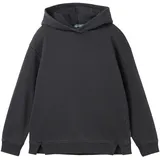 Tom Tailor Mädchen 1042770 Kinder Oversized Hoodie mit Rückenprint, 36423-Heavy Black, 152 - 152