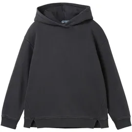 Tom Tailor Mädchen 1042770 Kinder Oversized Hoodie mit Rückenprint, 36423-Heavy Black, 152 - 152