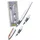 ONLINE USV-Systeme Online Kalligraphie-Stift Air Best Writer Set White Rose, Füller mit 3 Federn